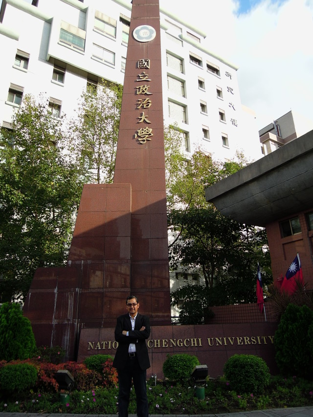 Tirta Nugraha Mursitama, PhD (Ketua Departemen HI Binus) berkunjung ke National Cheng Chi University (NCCU) Taipeh