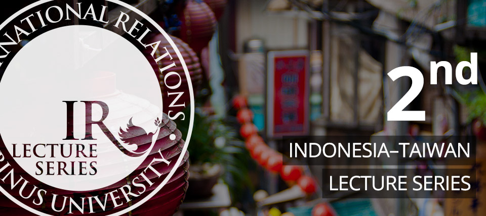 Invitation to The 2nd Indonesia–Taiwan Lecture Series