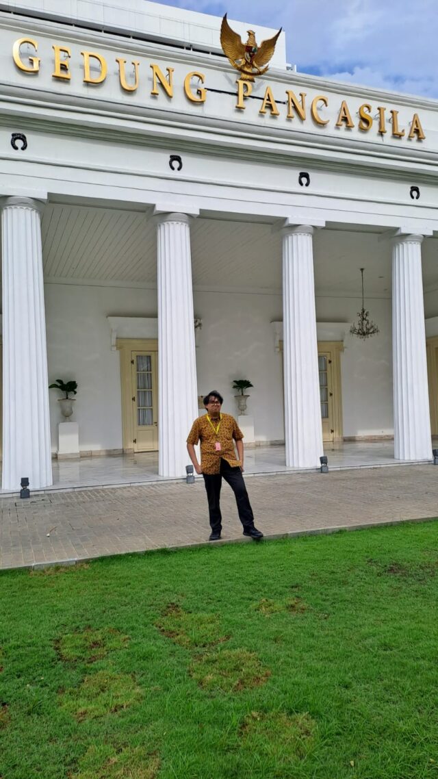 Mahasiwa Magang Jordi di Gedung Pancasila, Kementerian Luar Negeri RI
