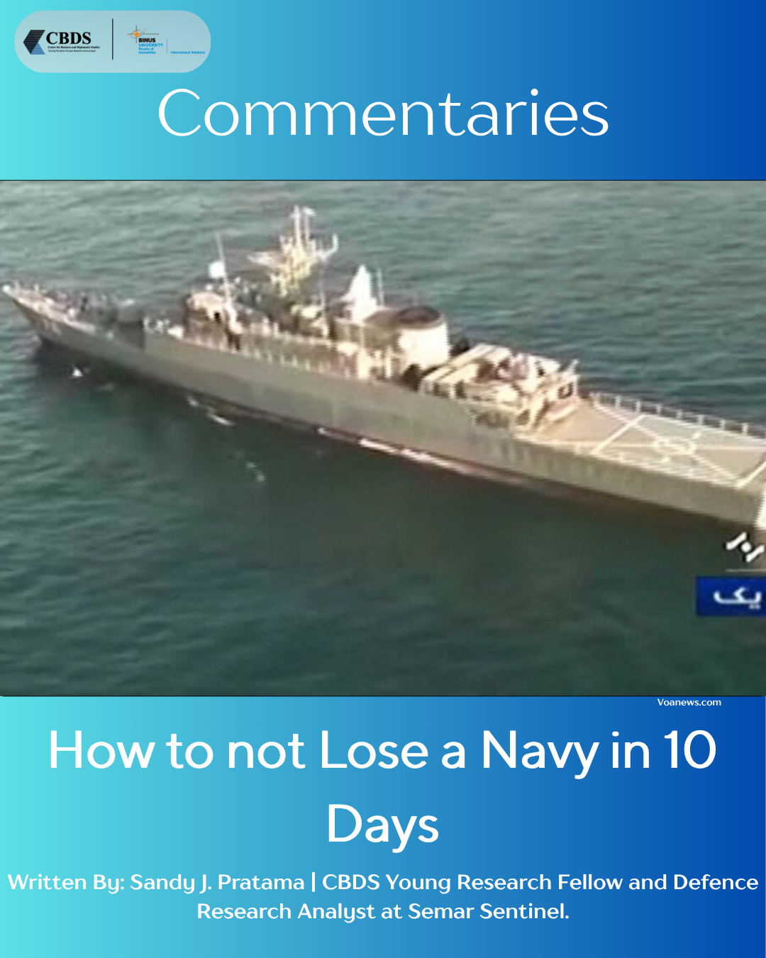 How To Not Lose A Navy in 10 Days
